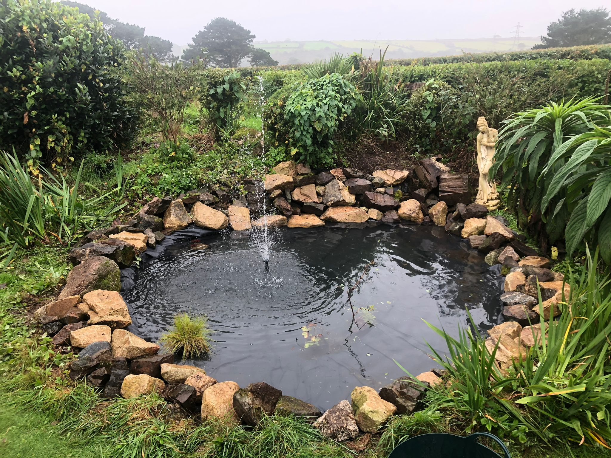 At St Ives Fencing Services, we create beautiful, calming ponds and water features that transform outdoor spaces into tranquil retreats. | St Ives Fencing Services in Penzance & West Cornwall 